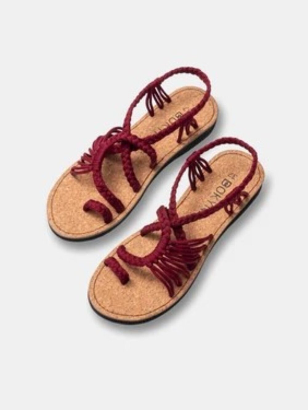 Bokyna Sandals- Soulmate Burgundy-Size 8